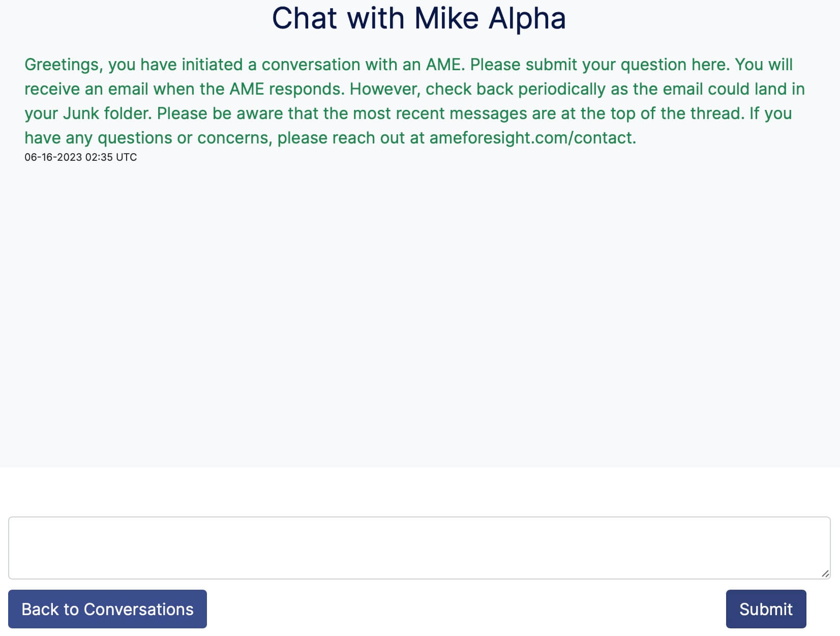 Image of a chat session